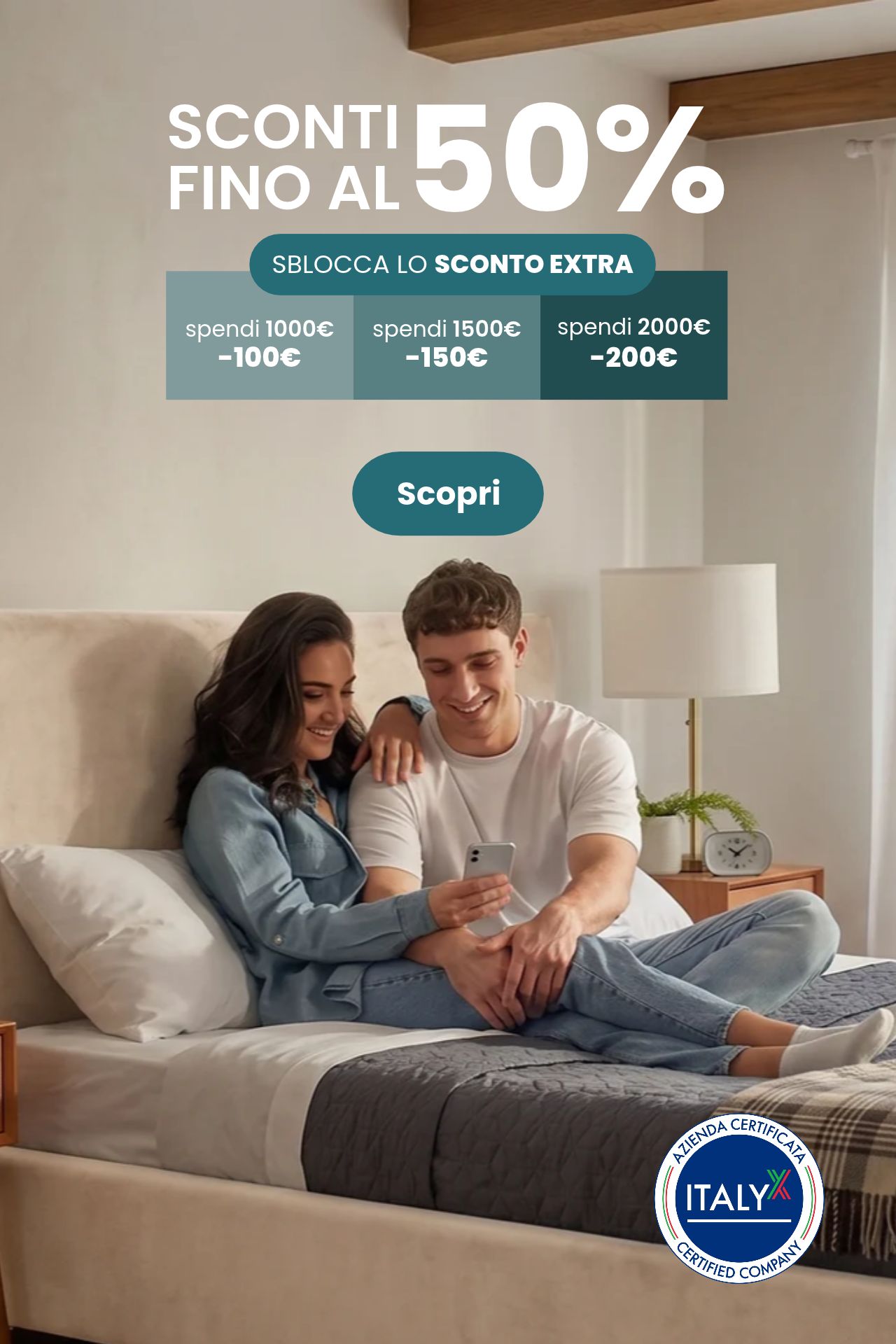 Veradea Materasso più spendi più risparmi
